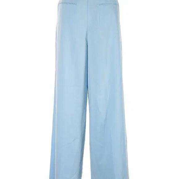 Ann Taylor Wide-Leg Trouser in Sky Blue - Picture 2 of 4